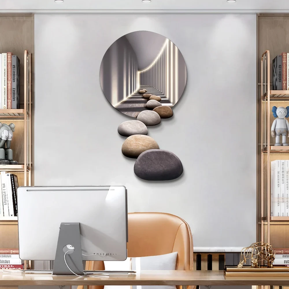 LED Akrilik Modern Soyut Taş